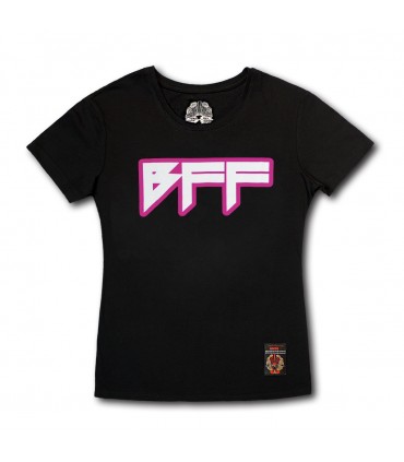 Damska koszulka Bracia Figo Fagot - BFF róż. out. czarna