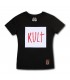 Damska koszulka KULT - Kult czarna z aplą