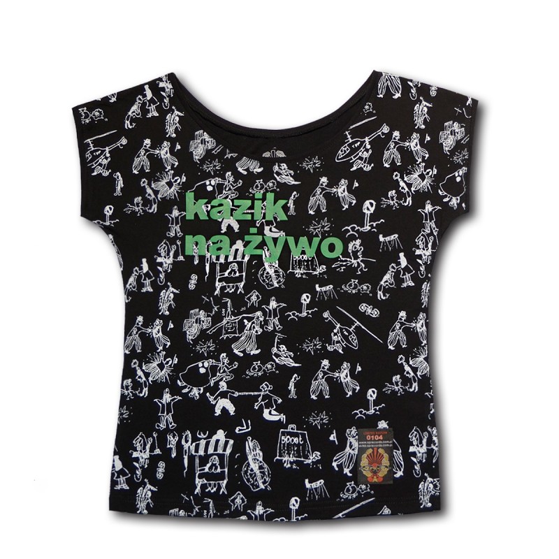 Damska Koszulka KNŻ - Porozumienie ponad podziałami czarna