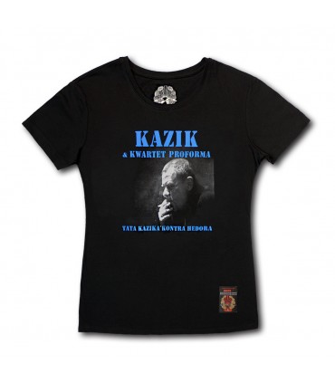 Damska koszulka Kazik & Kwartet ProForma - Tata Kazika kontra Hedora czarna