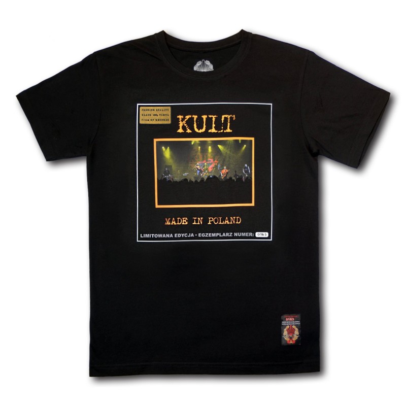 Koszulka Kult - Made in Poland czarna (Vinyl edition)