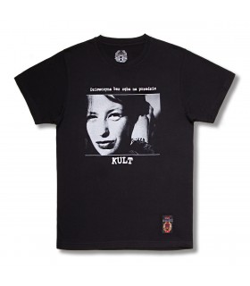 Koszulka Kult - Dziewczyna bez zęba na przedzie Czarna
