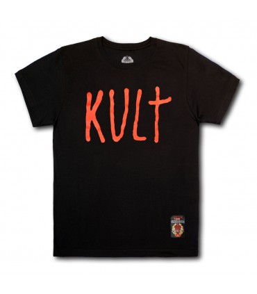Koszulka KULT - Kult [czerwony napis] czarna