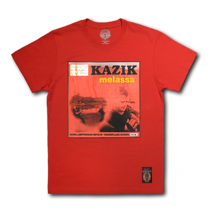 Koszulka Kazik - Melassa czerwona (Vinyl edition)