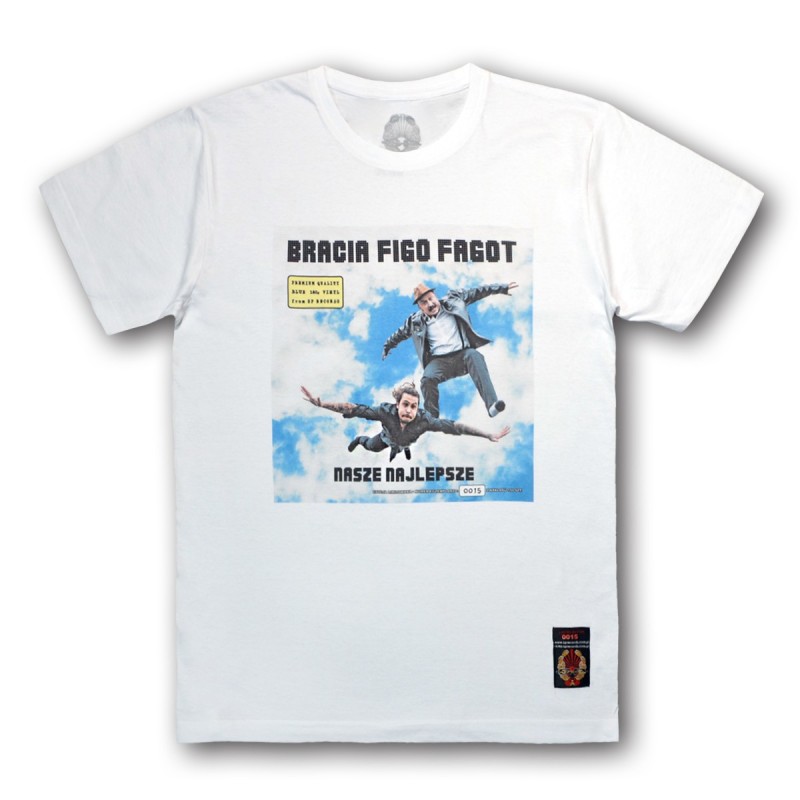 Koszulka Bracia Figo Fagot - Nasze najlepsze biała (Vinyl edition)
