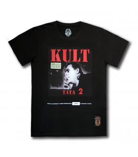 Koszulka Kult - Tata 2 czarna (Vinyl edition)