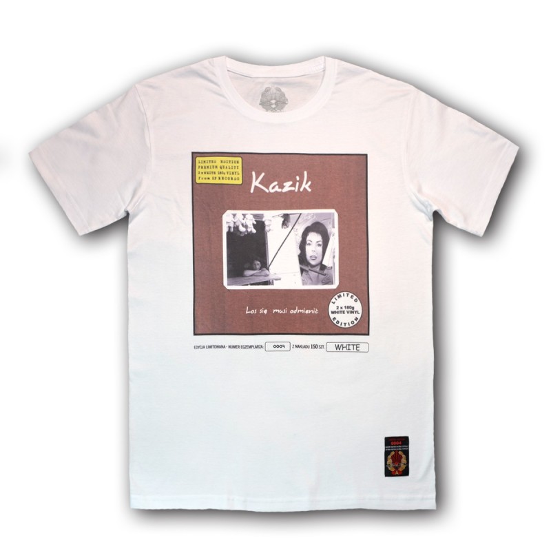 Koszulka Kazik - Los się musi odmienić (White Vinyl Edition) biała