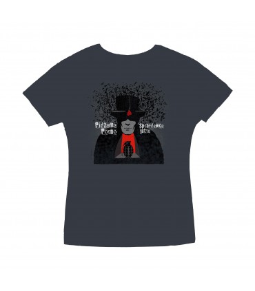 Damska Koszulka Pidżama Porno - Sprzedawca jutra grafitowa