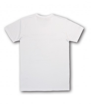 Koszulka Bracia Figo Fagot - Bez popity i bez gumy Prosta biała