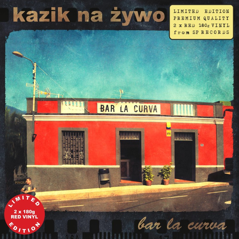 Kazik Na Żywo - Bar La Curva / Plamy na słońcu [2LP] lim. ed. Red Vinyl Nakład: 389 szt.