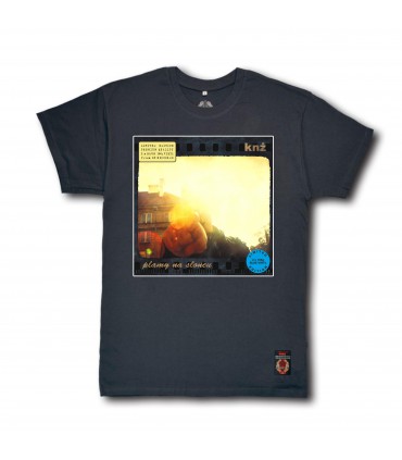 Koszulka KNŻ - Plamy na słońcu (Blue Vinyl Edition) grafitowa