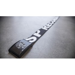 Pasek parciany SP RECORDS z napisem