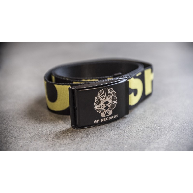 Pasek parciany SP RECORDS z napisem