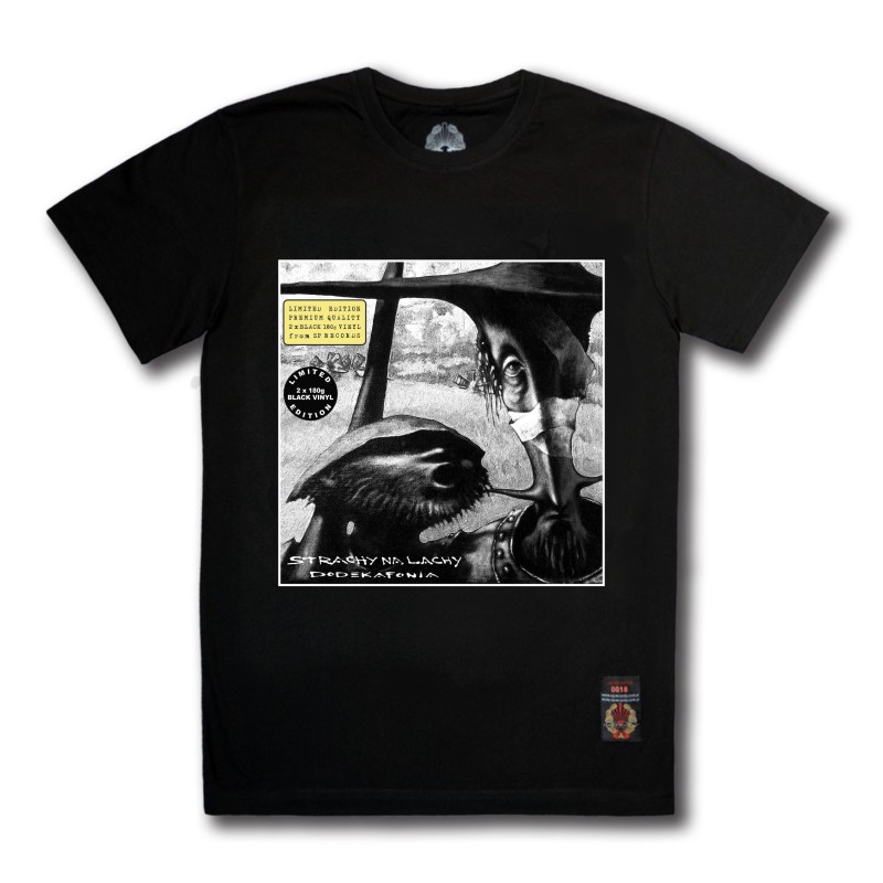 Koszulka STRACHY NA LACHY - DODEKAFONIA (Black Vinyl Edition) czarna