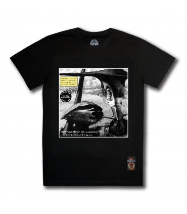 Koszulka STRACHY NA LACHY - DODEKAFONIA (Black Vinyl Edition) czarna