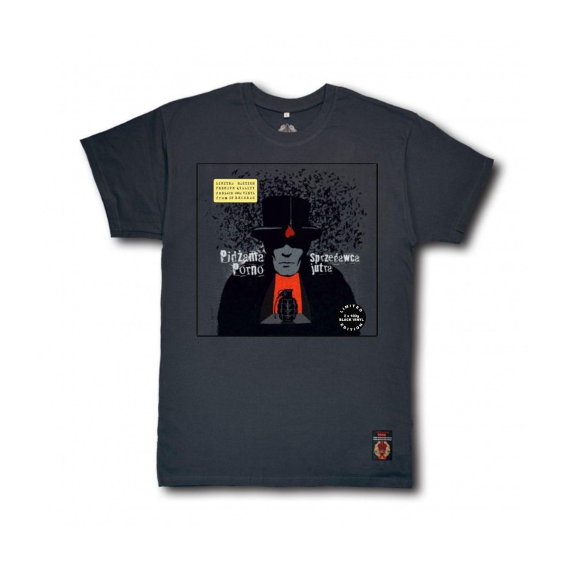 Koszulka Pidżama Porno - Sprzedawca jutra (Black Vinyl Edition) grafitowa