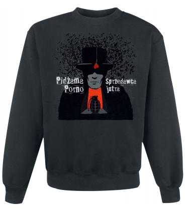 Bluza Pidżama Porno - Sprzedawca jutra grafitowa