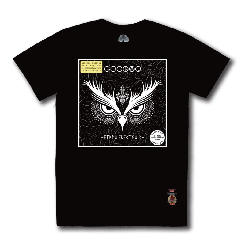 Koszulka Gooral - Ethno Elektro 2 czarna (Special White edition)