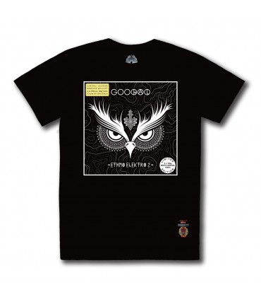 Koszulka Gooral - Ethno Elektro 2 czarna (Special White edition)