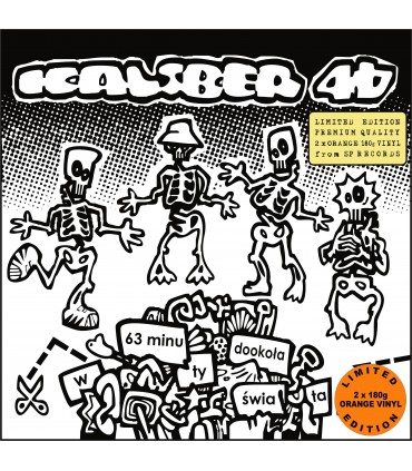 Kaliber 44 - W 63 minuty dookoła świata [2LP] [NOWA EDYCJA] lim. ed. Orange Vinyl Nakład: 444 szt. (PROERDER)