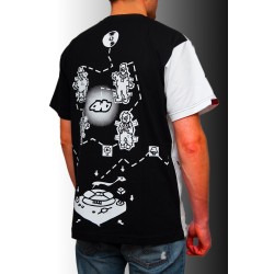 Koszulka Kaliber 44 - W 63 minuty dookoła świata czarno-biała