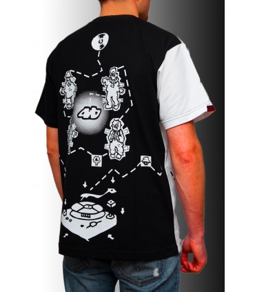 Koszulka Kaliber 44 - W 63 minuty dookoła świata czarno-biała