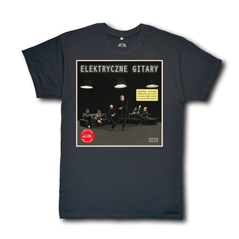 Koszulka Elektryczne Gitary - 2020 (Red Vinyl Edition) grafitowa