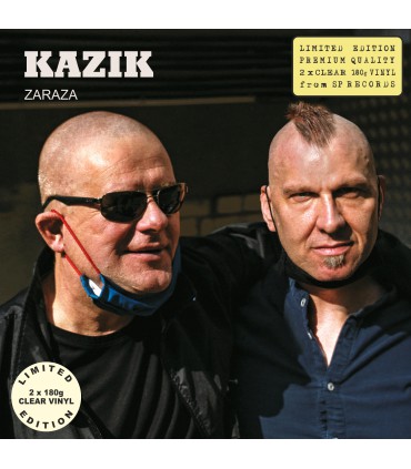 Kazik - Zaraza [2LP] lim. ed. Clear Vinyl Nakład: 500 szt.
