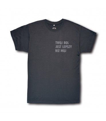 Koszulka Kazik - Twój ból jest lepszy niż mój grafitowa