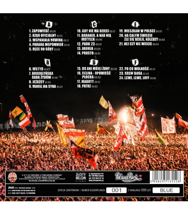 Kult Live Pol’And’Rock Festival 2019 LIM. ED. CLEAR BLUE VINYL NAKŁAD: 590 SZT.