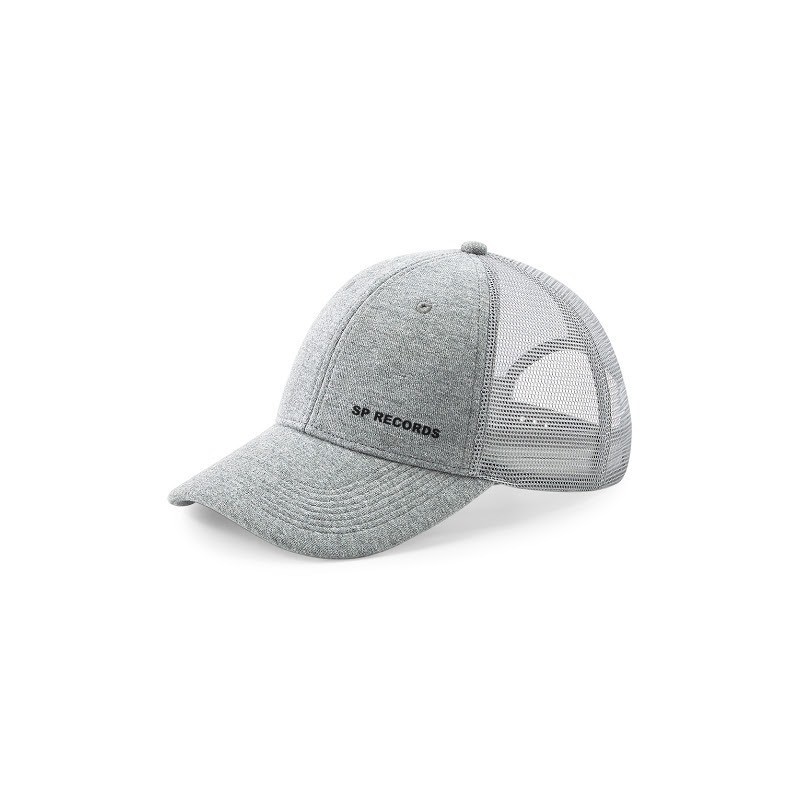 Czapka z daszkiem Trucker SP RECORDS szara