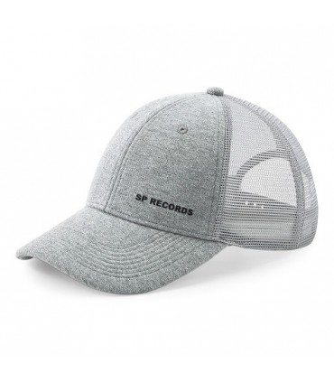 Czapka z daszkiem Trucker SP RECORDS szara