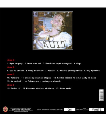 Kult - MUJ WYDAFCA [2LP] [NOWA EDYCJA] LIM. ED. WHITE VINYL NAKŁAD: 555 SZT.