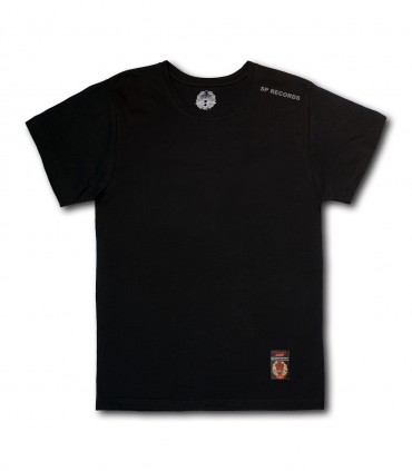 Koszulka SP RECORDS czarna (Krój: standardowy)