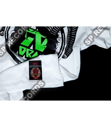 Damska koszulka Gooral - Ethno Elektro biała