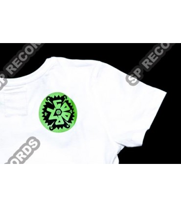 Damska koszulka Gooral - Ethno Elektro biała