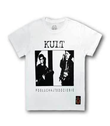Koszulka Kult - Posłuchaj to do Ciebie Large biała
