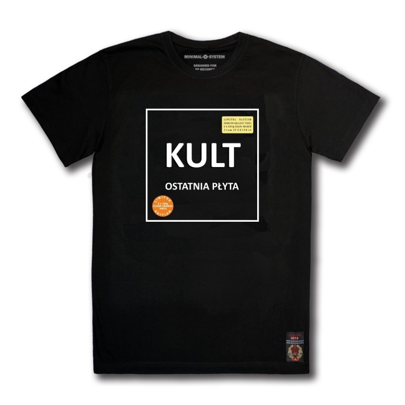 Koszulka KULT - Ostatnia płyta (Orange Vinyl Edition) czarna