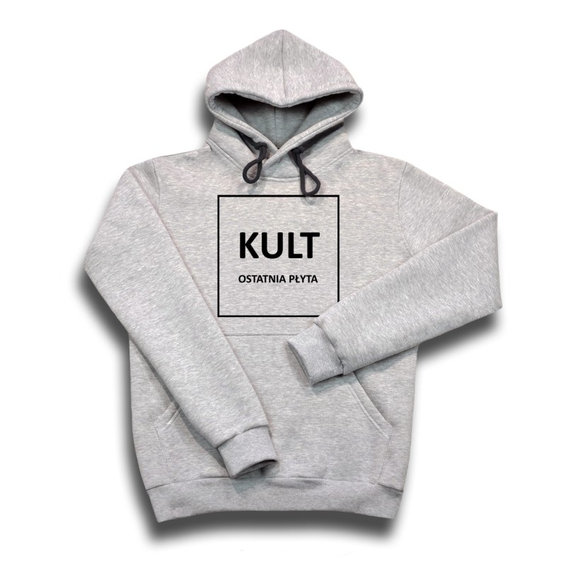 Bluza KULT - Ostatnia płyta z kapturem Szara