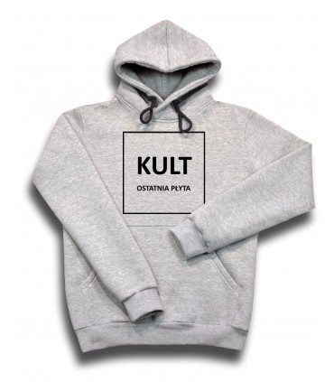 Bluza KULT - Ostatnia płyta z kapturem Szara