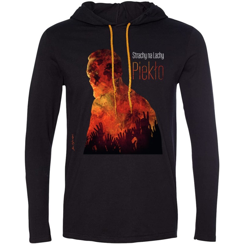 Longsleeve z kapturem Strachy na Lachy - Piekło Czarny