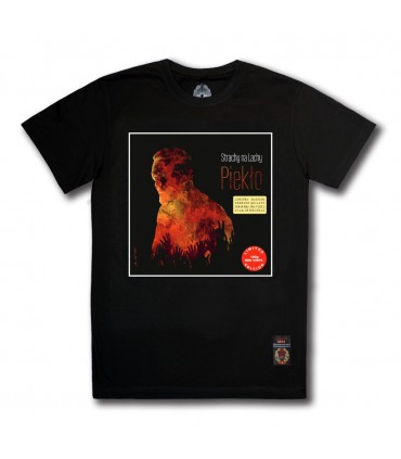 Koszulka Strachy na Lachy - Piekło (Red Vinyl Edition) czarna