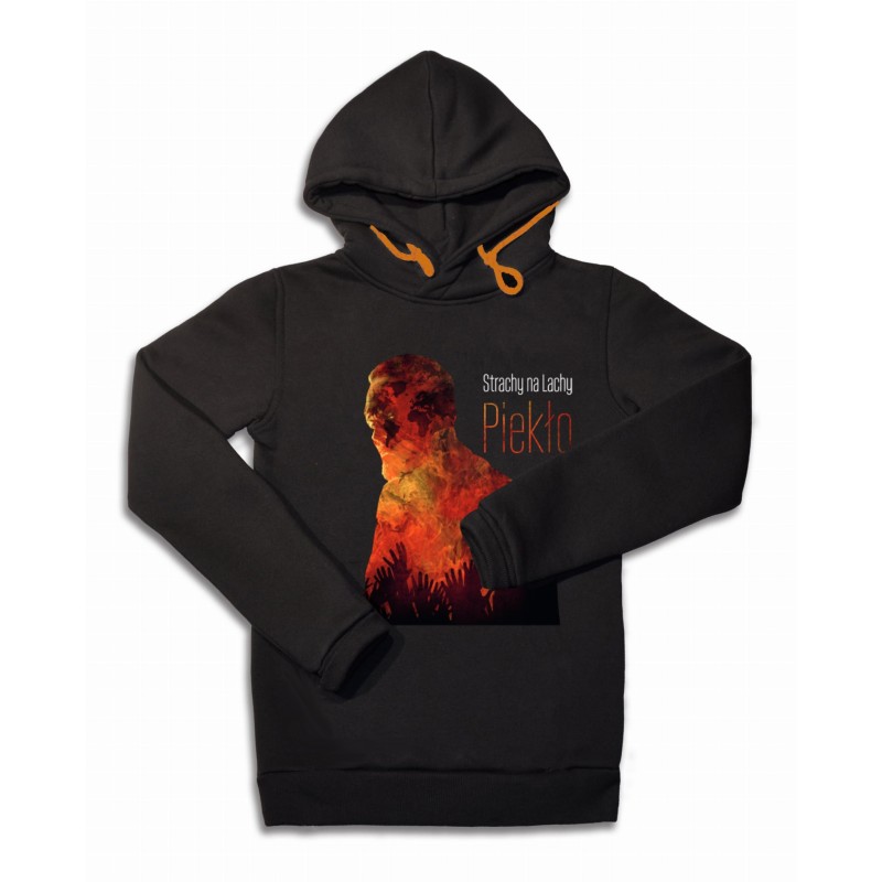 Bluza z kapturem Strachy na Lachy - Piekło Czarna