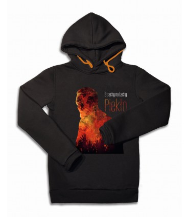Bluza z kapturem Strachy na Lachy - Piekło Czarna