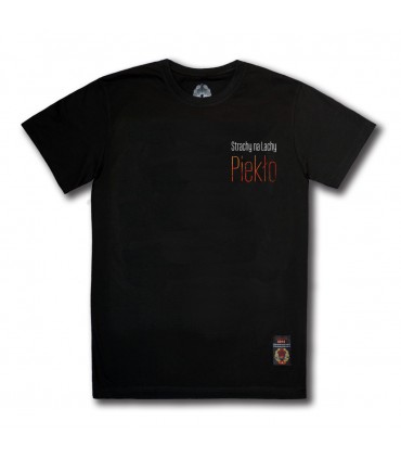 Koszulka Strachy na Lachy - Piekło Napis czarna [PREMIUM]