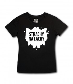 Damska koszulka Strachy na Lachy - !TO! czarna