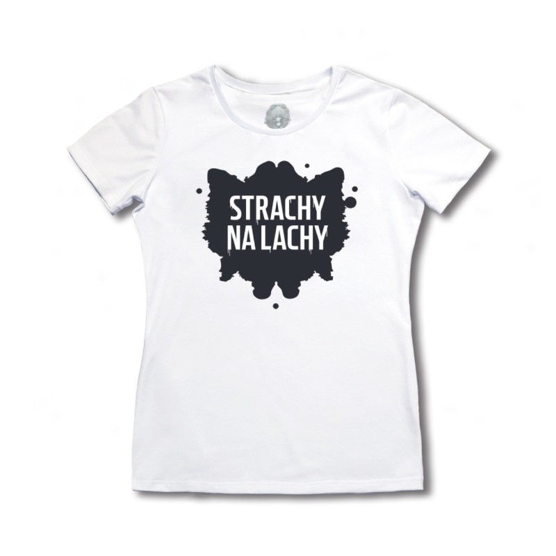 Damska koszulka Strachy na Lachy - !TO! biała