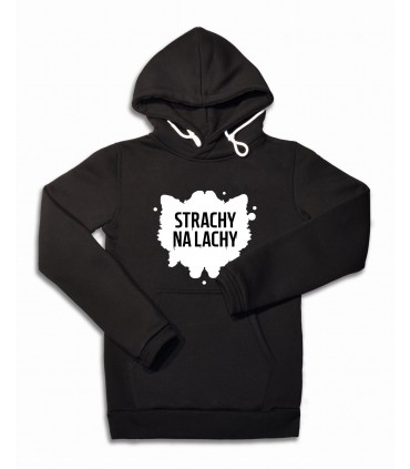 Bluza z kapturem Strachy na Lachy - !TO! prosta Czarna