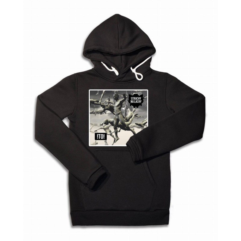 Bluza z kapturem Strachy na Lachy - !TO! Czarna