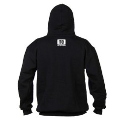 Bluza z kapturem Strachy na Lachy - !TO! prosta Czarna